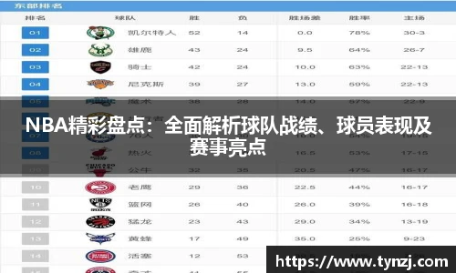 NBA精彩盘点：全面解析球队战绩、球员表现及赛事亮点